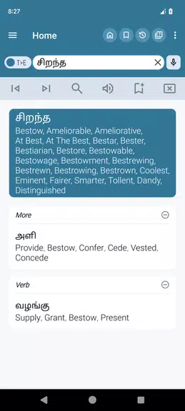 English Tamil Dictionary Capture d'écran 2