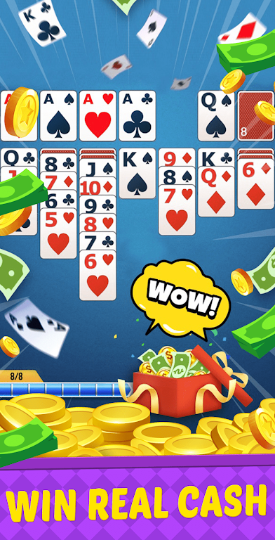 Big Run Solitaire - Win Cash Captura de tela 3