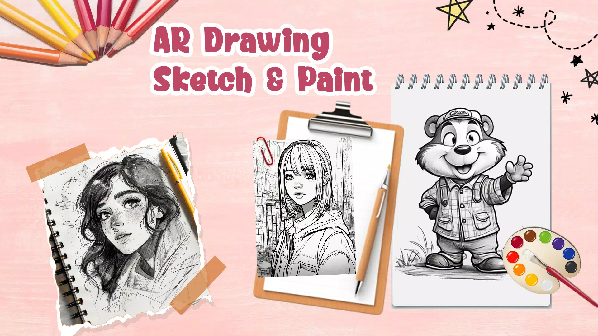 Draw Anime: AR Drawing Sketch 스크린샷 1