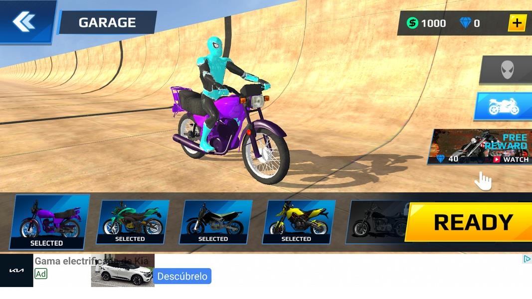 Superhero Moto Stunts Racing Screenshot 4