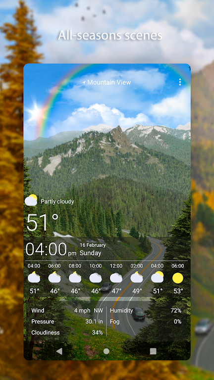 Weather Live Wallpapers Captura de pantalla 3