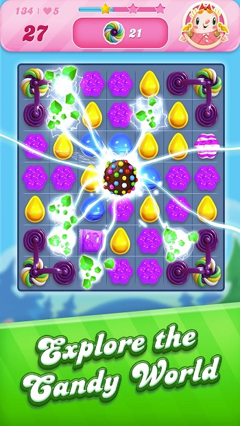 Candy Crush Saga Captura de pantalla 2