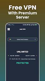 UAE VPN - Proxy VPN for UAE 스크린샷 1