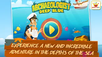 Archaeologist Deep Blue - Kids Screenshot 4