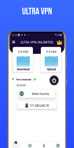 Ultra VPN Proxy 2023 Captura de tela 1