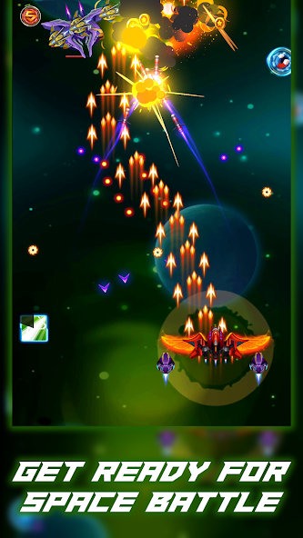 Galaxy Squad: Space Shooter Mod Captura de pantalla 3
