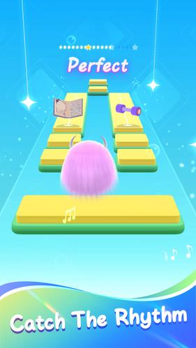 Fluffy Ball: Music Hop Game Screenshot 1