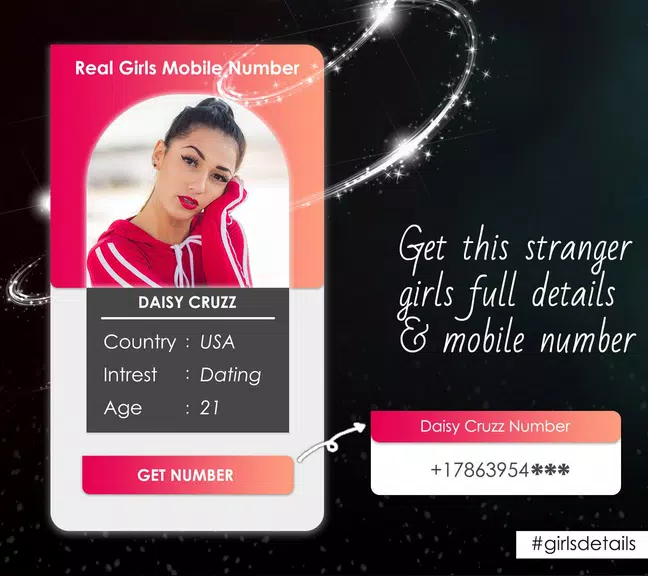 Girls Mobile Number (Girlfriend Calling Prank) 스크린샷 4
