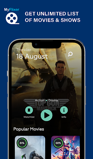 MyFlixer Movie & TV Shows स्क्रीनशॉट 1