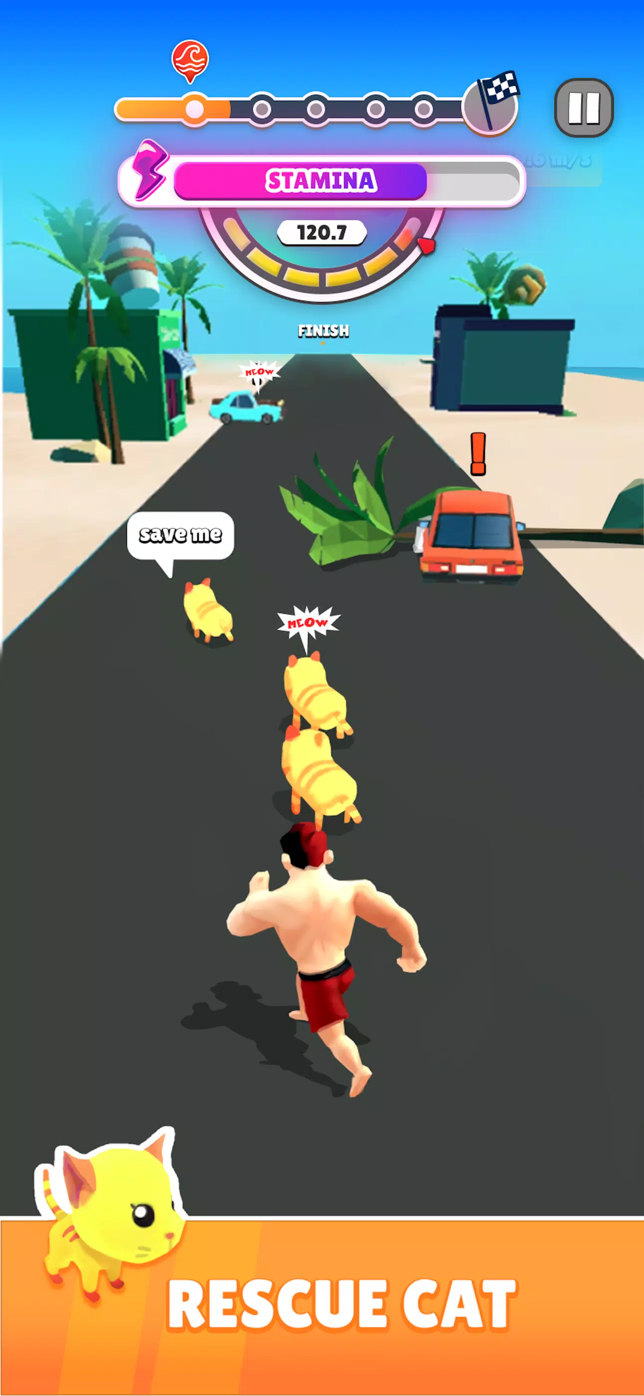 Rescue Run: Save the Cats 스크린샷 3