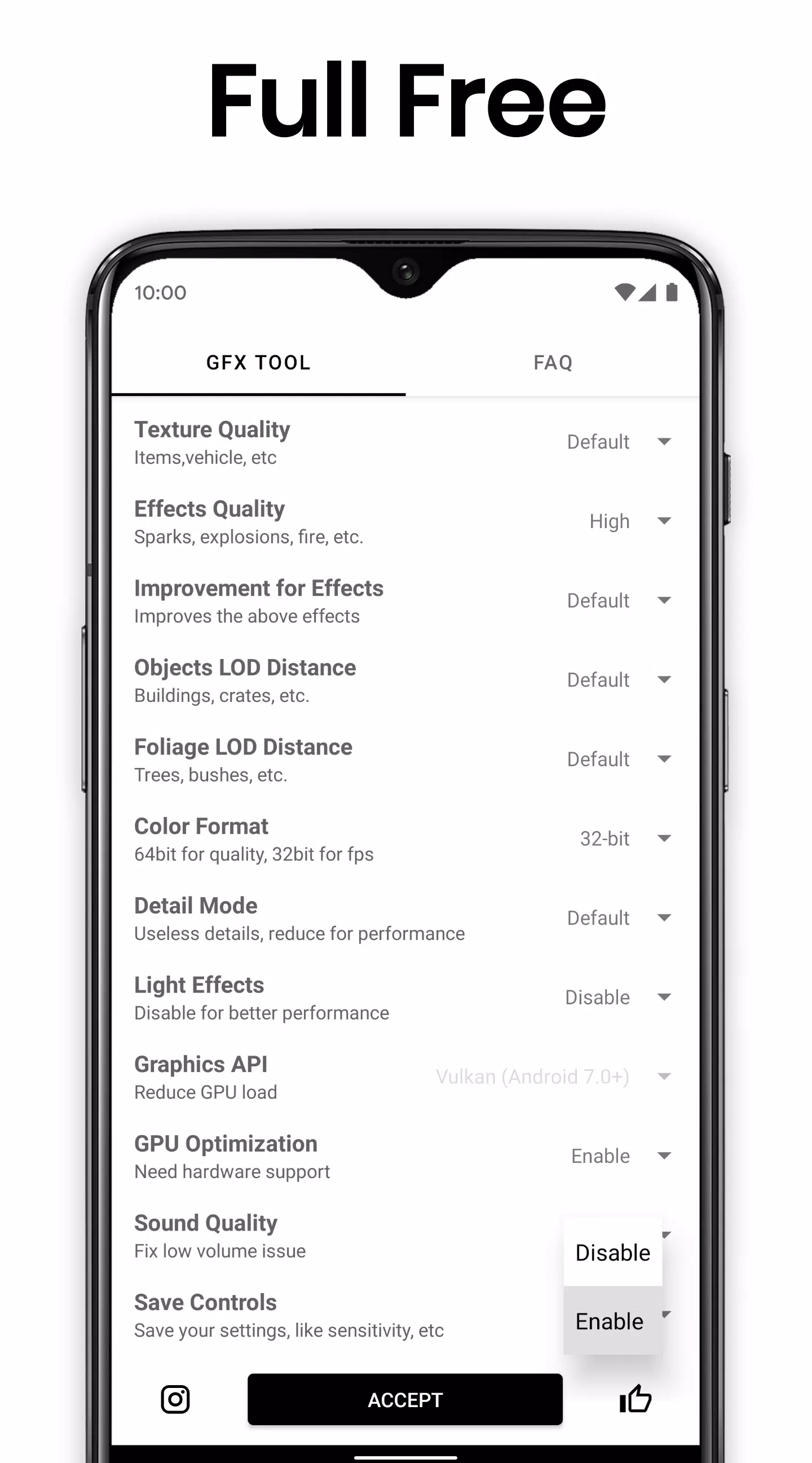 GFX Tool: Launcher & Optimizer Captura de tela 4