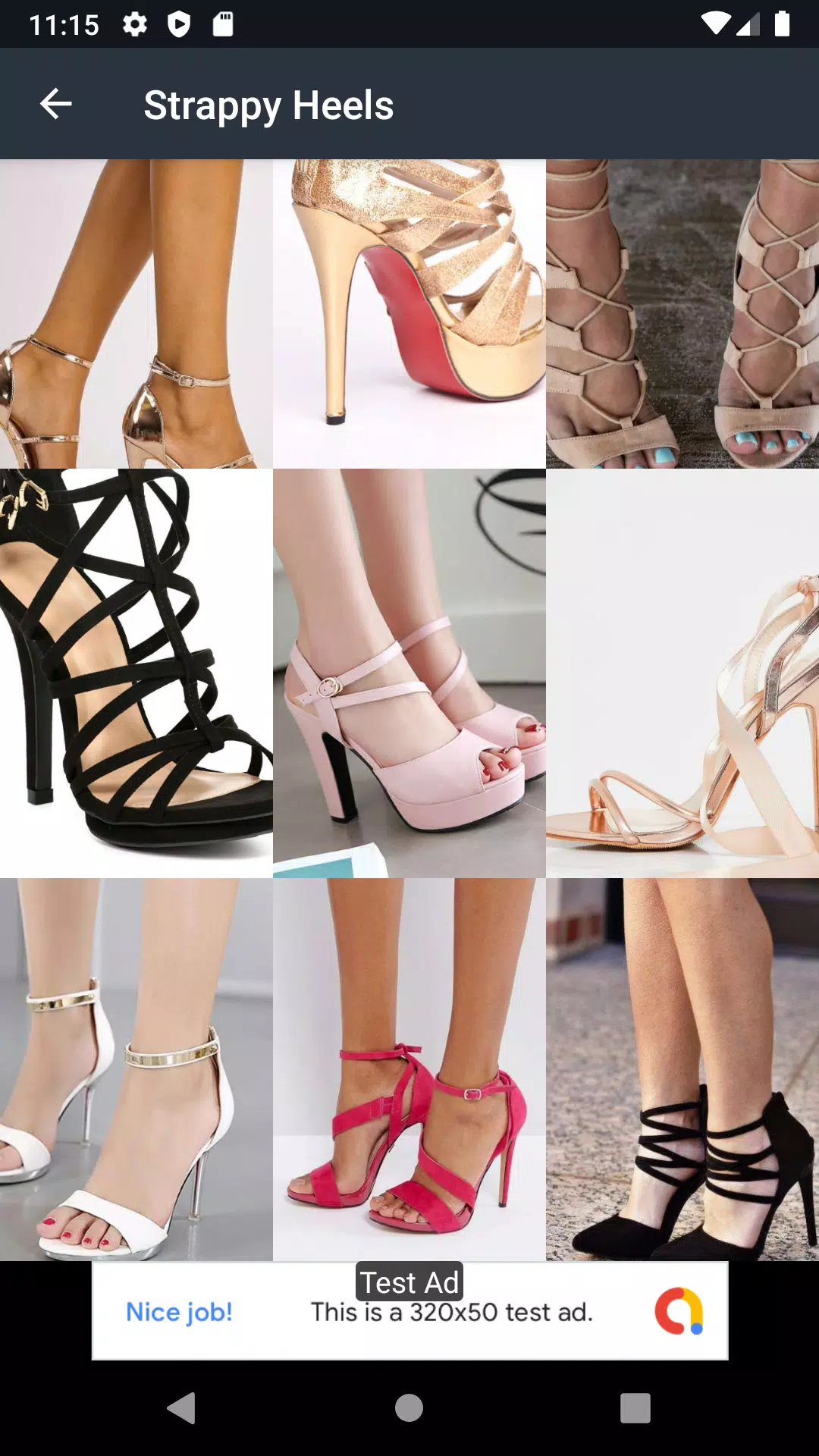 Strappy Heels Ideas Captura de pantalla 2