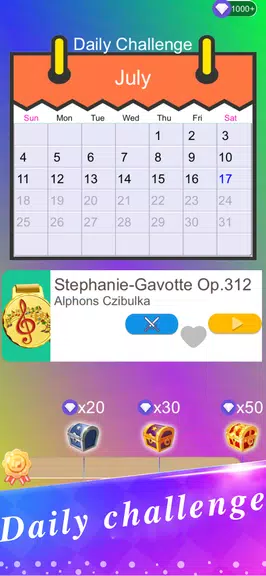 Rhythm Tiles 3:PvP Piano Games Captura de pantalla 4