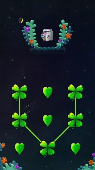 AppLock Theme Lucky Clover Captura de pantalla 1