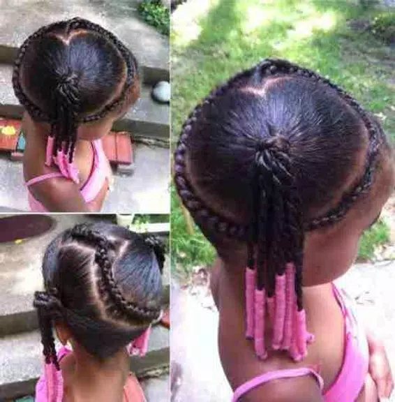 Braid Hairstyle Woman & Child Captura de pantalla 1