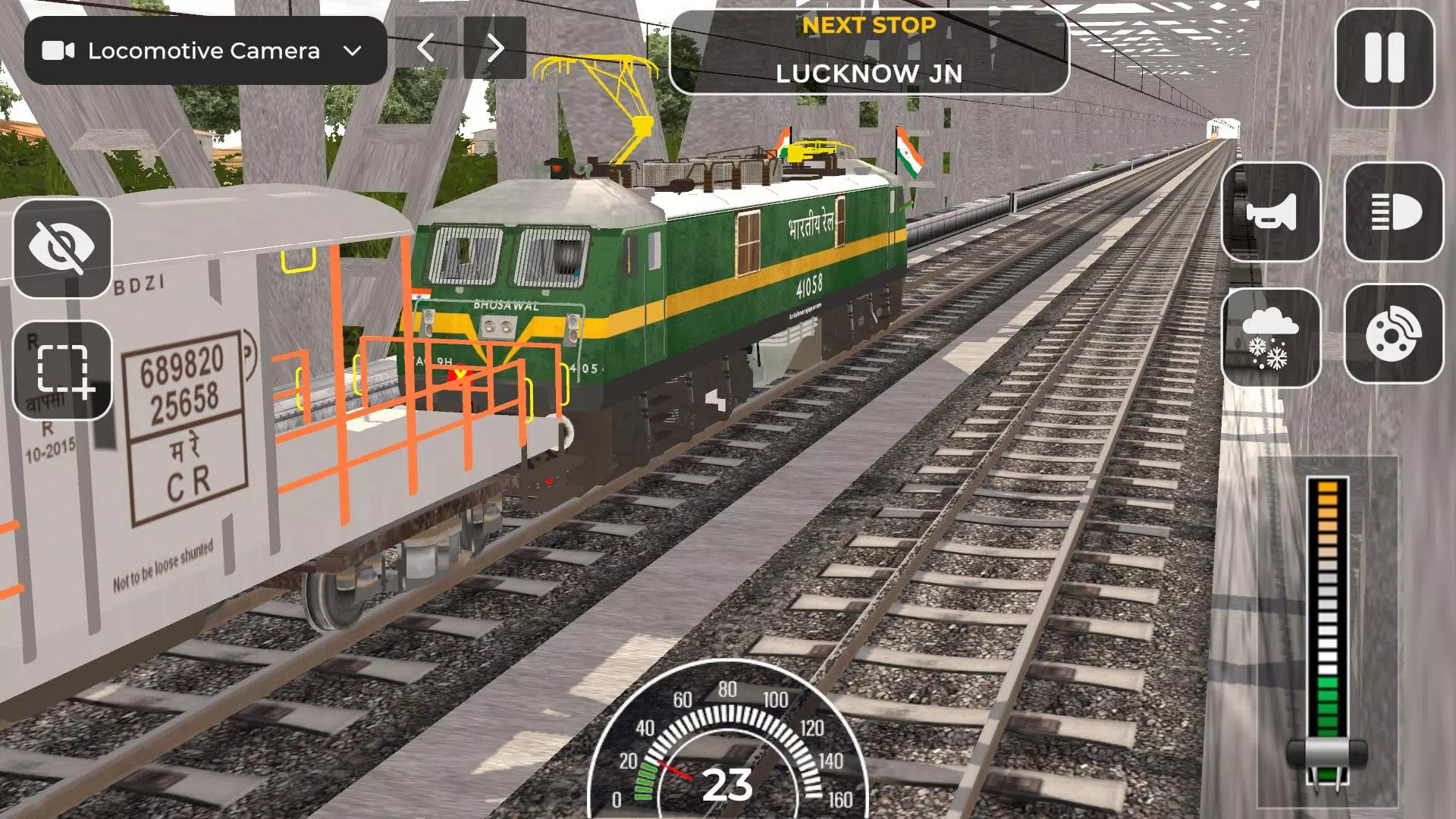 Indian Railway Train Simulator 스크린샷 1