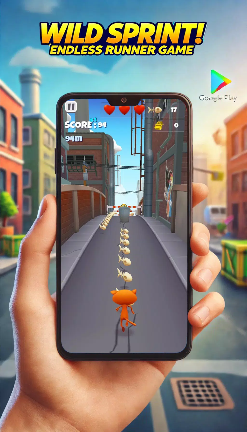 Wild Sprint: Endless Runner Скриншот 1