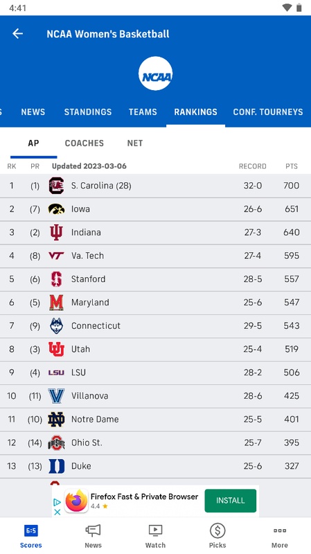 CBS Sports App: Scores & News Captura de tela 3