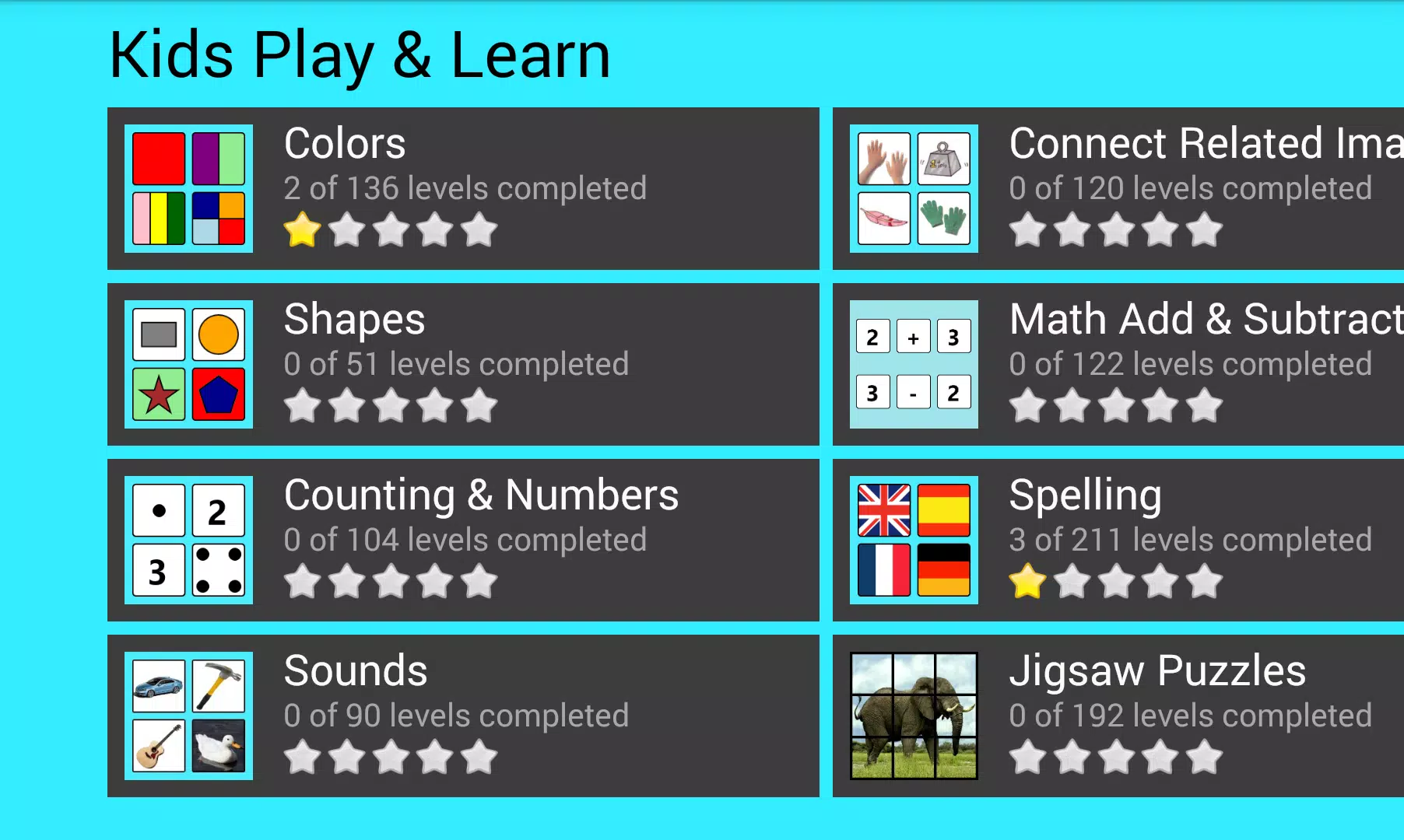 Kids Play & Learn Captura de tela 1