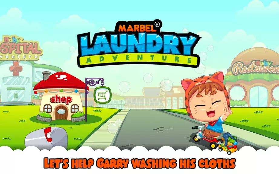 Marbel Laundry - Kids Game スクリーンショット 1