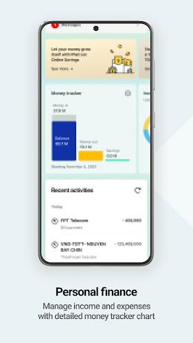 Techcombank Mobile Captura de pantalla 3
