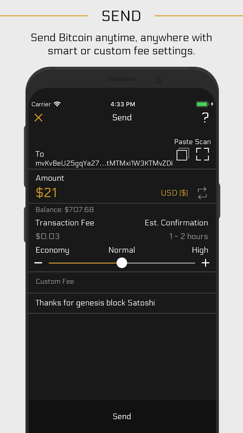 HODL Wallet Captura de tela 4