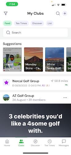 GolfLync Social Media for Golf应用截图第2张