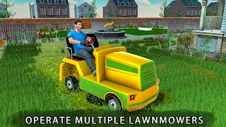 Mowing Simulator Grass Cutting Captura de pantalla 2