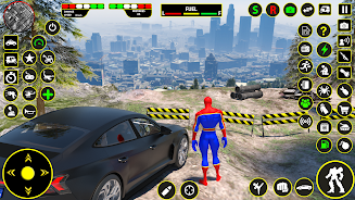 Spider Robot Hero Car Games Captura de tela 3