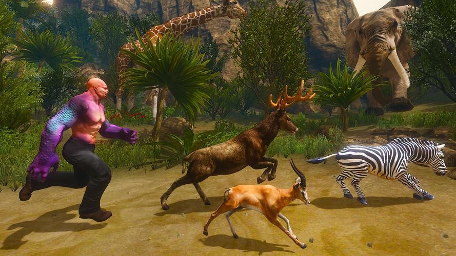 Muscled Mutant Simulator Captura de tela 1