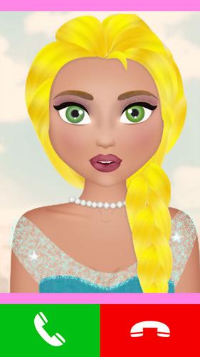 fake call princess game Screenshot 3