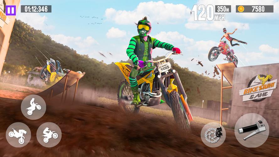 Bike Games 3D: Bike Stunt Game Captura de tela 1