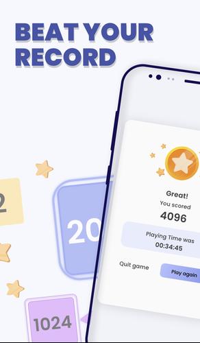 2048 Merge: Puzzle Challenge Captura de tela 3
