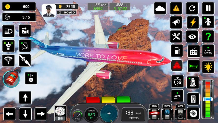 Pilot Flight Simulator Games स्क्रीनशॉट 4