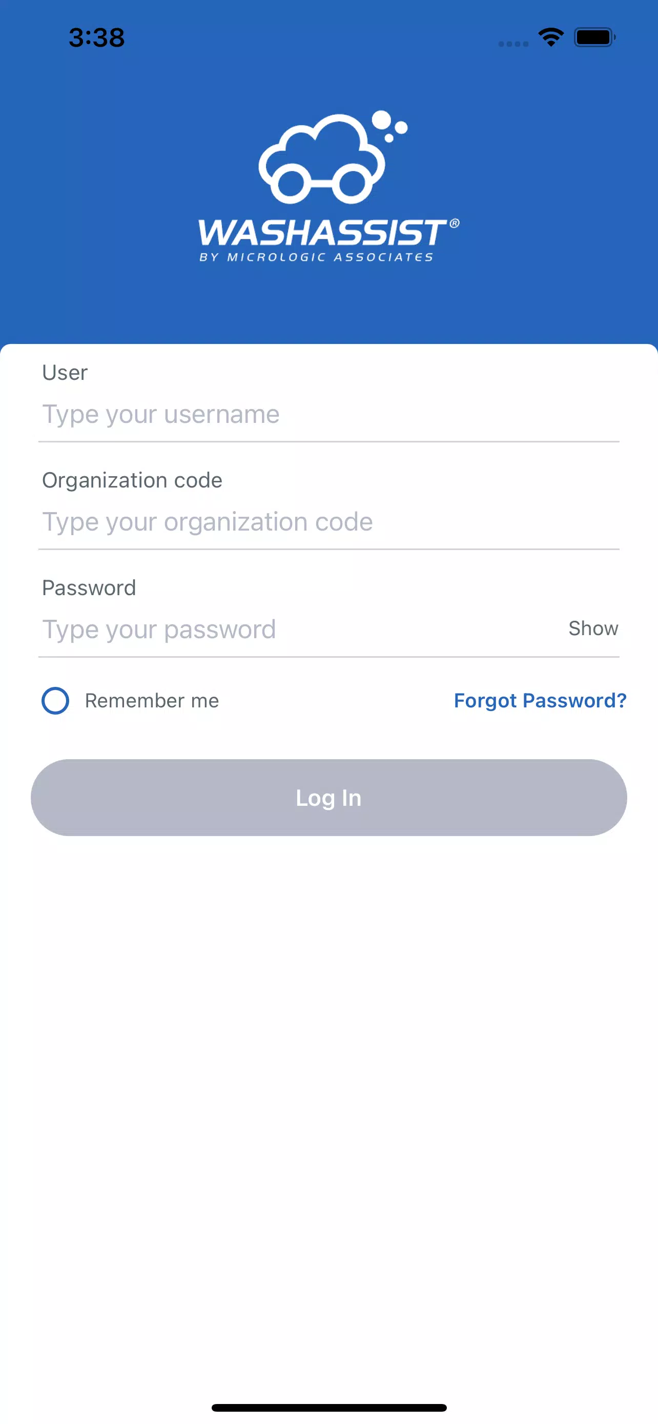WashAssist Dashboard应用截图第3张
