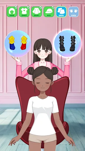 Left or right: Magic Dress up Screenshot 3