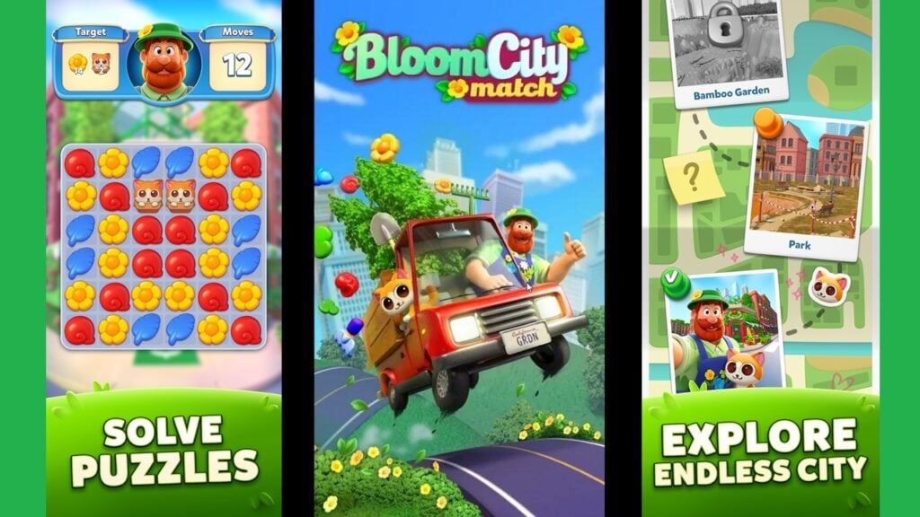 Rovio Soft Launches Bloom City Match, a Match-3 Game on Android