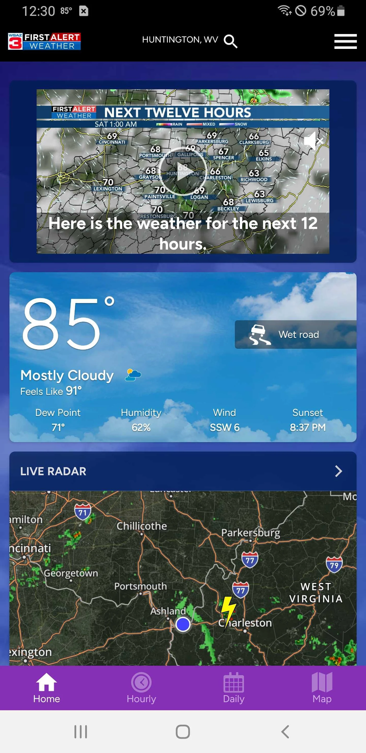 WSAZ First Alert Weather App Captura de tela 4