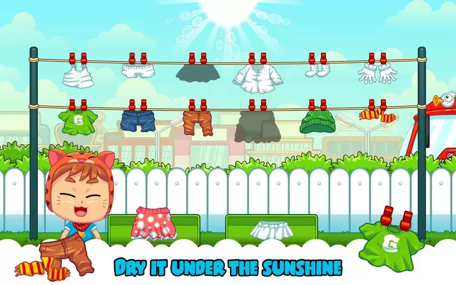 Marbel Laundry - Kids Game Screenshot 4