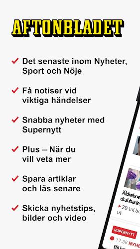 Aftonbladet Nyheter Скриншот 1