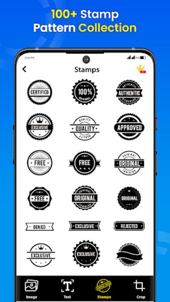 Stamp Maker – Image Watermark Capture d'écran 2