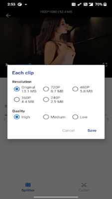 Video Splitter Screenshot 1