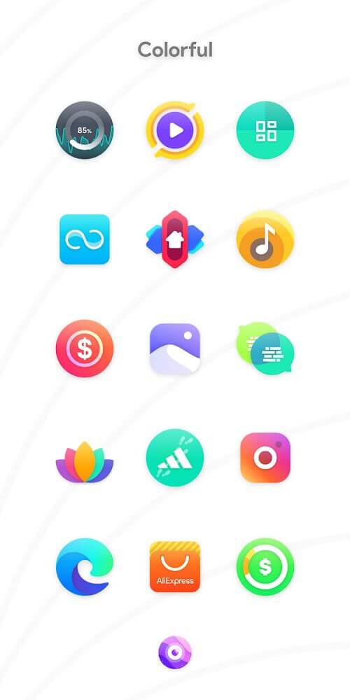 Nebula Icon Pack Mod Capture d'écran 4