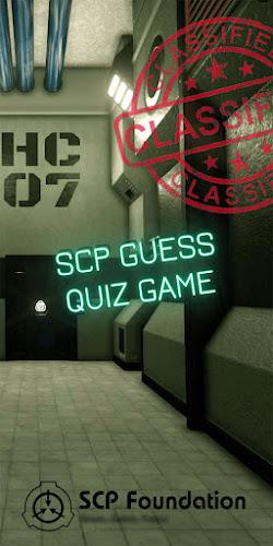 scp quiz game Screenshot 1