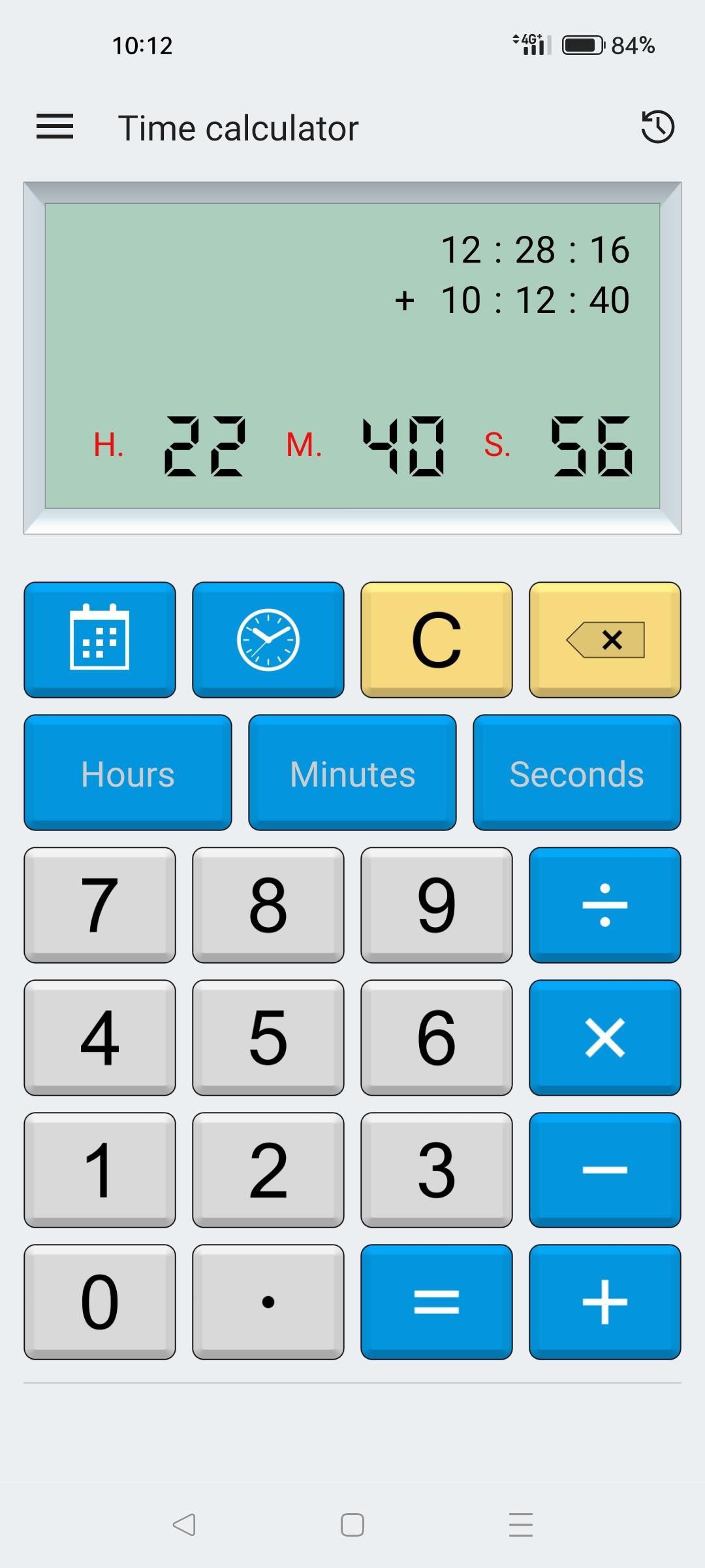 Date & time calculator Capture d'écran 3