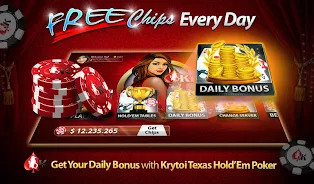 Krytoi Texas HoldEm Poker スクリーンショット 1