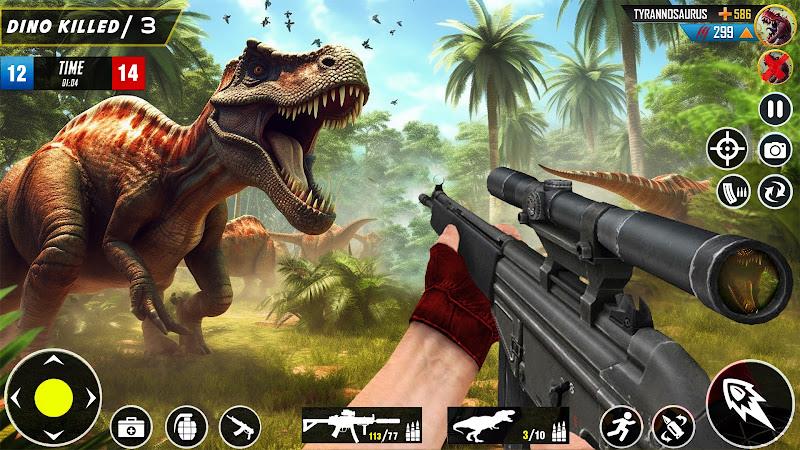 Wild Dinosaur Hunting Game 스크린샷 2