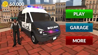 American Police Van Driving 스크린샷 4