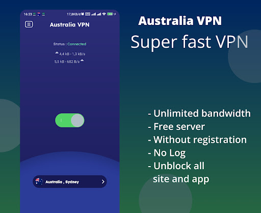 Australia VPN - Fast Proxy VPN Captura de pantalla 1