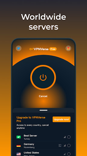 VPNVerse - IP Address Changer Screenshot 1